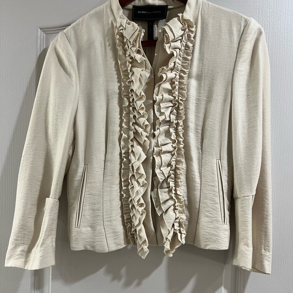 Wilfred Cream Ruffle Blazer - Picture 7 of 10